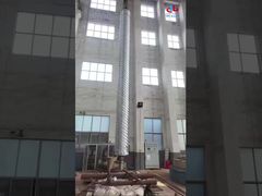 Construção de rolos de refrigeração de revestimento cromado de casca dupla