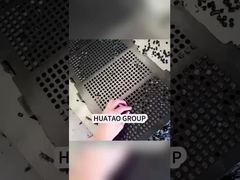 Fabricação de painéis de ecrã vibratório de borracha