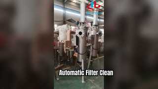 Filtro de autolimpeza de raspagem pneumática