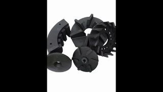 Componentes do estator do rotor de borracha PU de célula de flutuação de mineração #RotorStator #PUWearParts#PolyurethanRubber