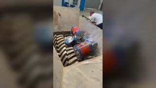 Triturador de tambor de metal de eixo duplo para aumento de eficiência de fundição