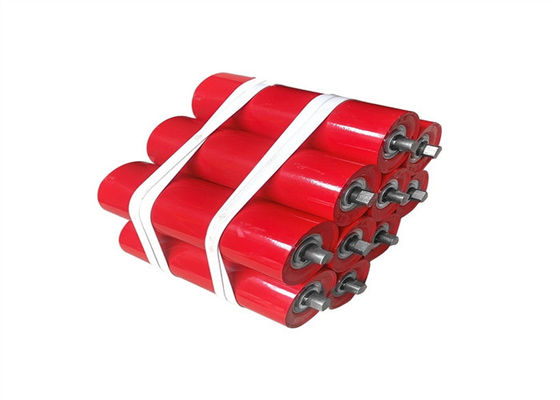 Corrosion Resistant Lightweight Rubber Disc Return Roller With Multi Labyrinth Seal For Mining Conveyor