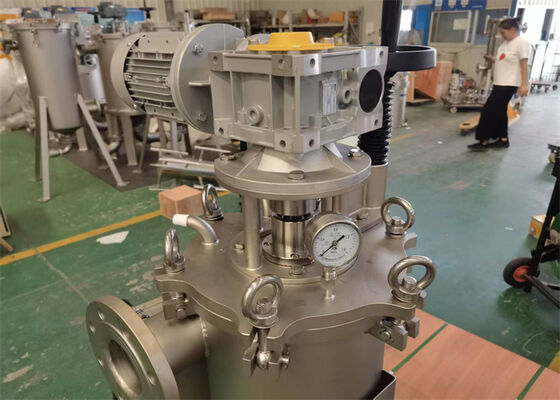 Internal Scraper Self-Cleaning Filter Housing For Egg Liquid Filtration