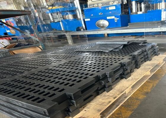 Long Service Life Rubber Screen Panel for Ore Screening