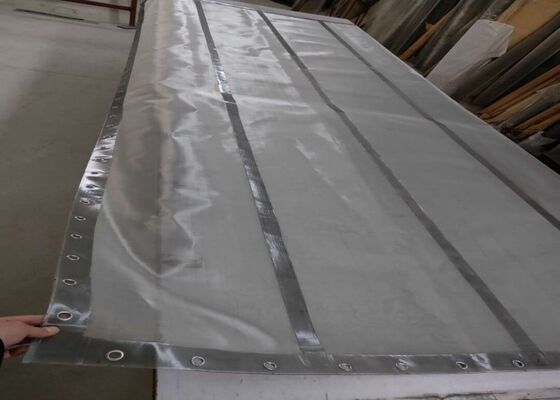 High-Temperature Grommet Screen 180° Folded Edge 316L Stainless Steel Chemical Processing