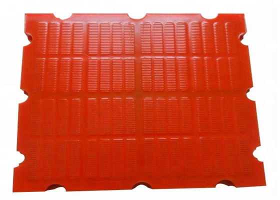 Wear-Resistant Polyurethane Dewatering Screen Panel with Steel Frame and 305mm Width for Mining Industry