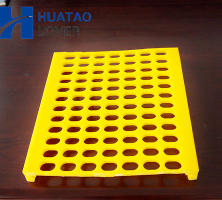High Yellow Quality Polyurethane Flip Flow Screen Mesh with 3x10mm Aperture for Coal Washing Vibrating Screen
