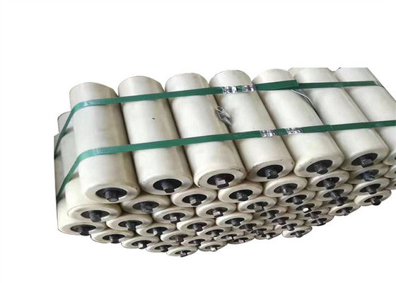 Corrosion Resistant Lightweight Rubber Disc Return Roller With Multi Labyrinth Seal For Mining Conveyor