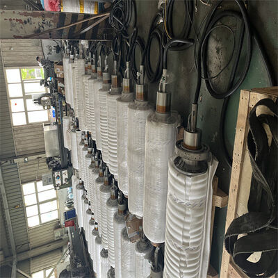 Hard Chrome Plating Induction Heating Calender Roller with Max 250℃ and 200kN/m Linear Pressure for Nonwoven Fabric