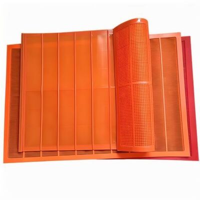 Ultra-Fine 0.045mm Aperture Polyurethane Screen Mesh for Semiconductor Sand Wastewater Treatment with High Wear Resistance