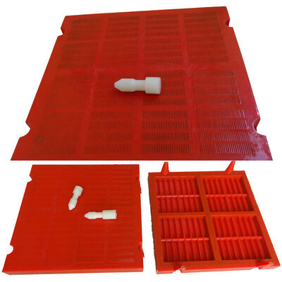 Linear Dewatering Vibrating Sieve Pu Screen Mesh Plate New Polyurethane Modular Screen