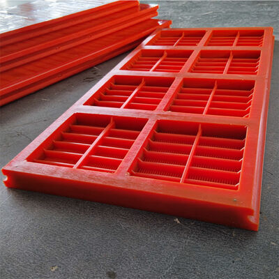 WS85 Structure Polyurethane Screen Plate with MDI Material and Anti-Blocking Surface for Mining and Quarry Screening