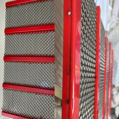 Woven 610*610 Slotted Self-cleaning Screen Mesh with Stainless Steel Wire Mesh + PU Strip Anti-Clog for Mining Equipment