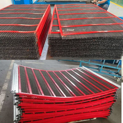 Wear Resistant Woven Crimped Self-cleaning Screen Mesh with Manganese Steel and Adjustable Hole Size for Anti-clogging