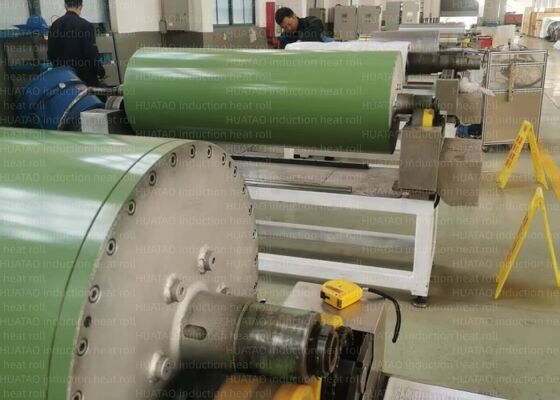 Linear Speed Max 50mmin Hard Chrome Ultra Precision Calender Roller Linear Pressure Max 1000kNm