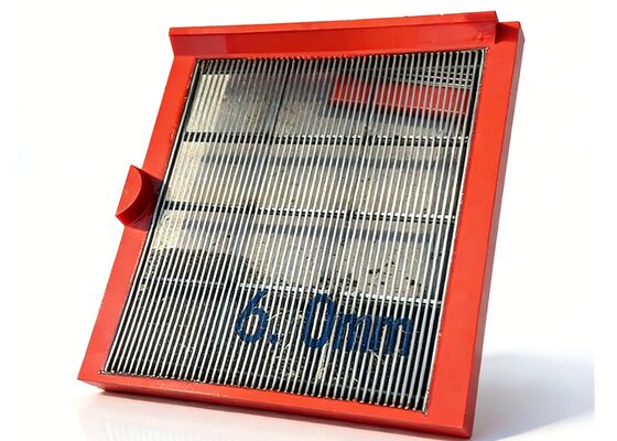 High Load Bearing High Manganese Steel Vibrating Wedge Wire Mining Screen for Mineral Classification