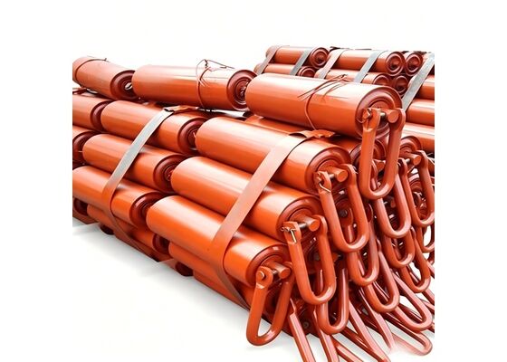 Durable Rubber Disc Return Roller with High Precision Steel Shaft