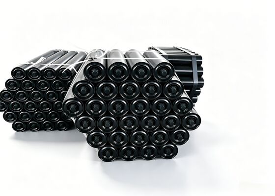Durable Rubber Disc Return Roller with High Precision Steel Shaft