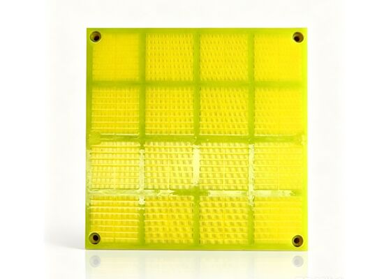 Polyurethane Tension Screen Mesh with Side Hook Strips for Linear Shakers