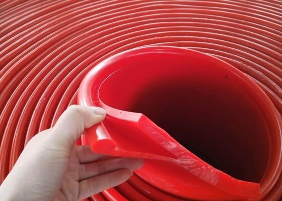 Polyurethane Conveyor Belt Side Seal Blue Color Heavy Duty Mining Conveyor Strip