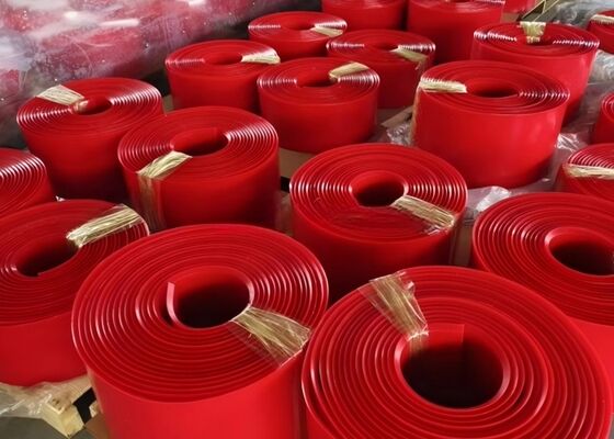 Urethane Conveyor Belt Skirting Flexible Wear Resistant Quarry Material Handling Use