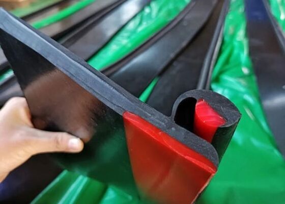 Conveyor Belt PU Skirting Board Blue Color Low Friction Mining Conveyor Sealing