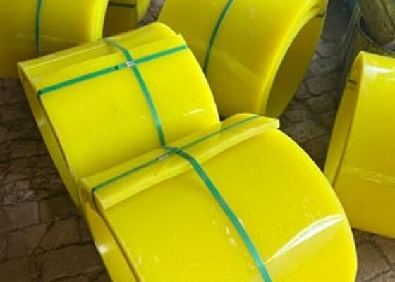 PU Conveyor Belt Skirting Roll High Elasticity Wear Resistant Quarry Conveyor System