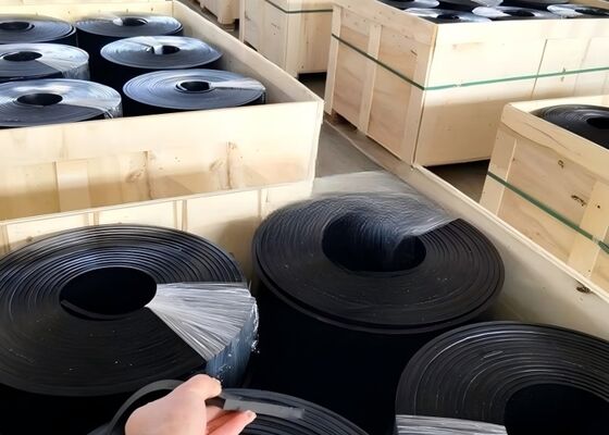 Conveyor Belt Polyurethane Skirting 20mm Thick Dust Suppression Conveyor Accessories