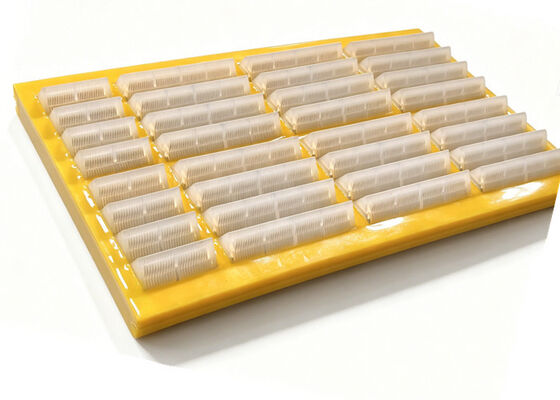 Hump Structure Polyurethane Dewatering Screen Panel for Uniform Material Distribution and Deslagging