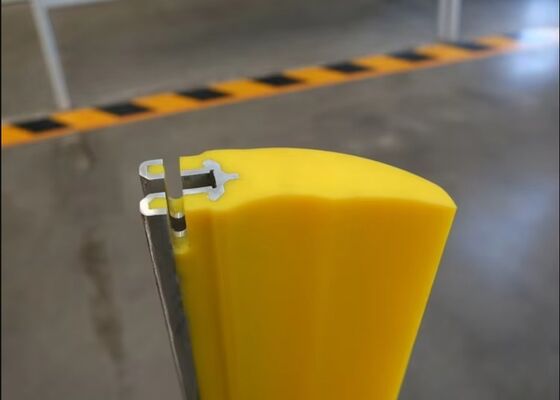 Conveyor Belt Polyurethane Scraper Blue Blade Long Lasting Mining Conveyor Cleaner