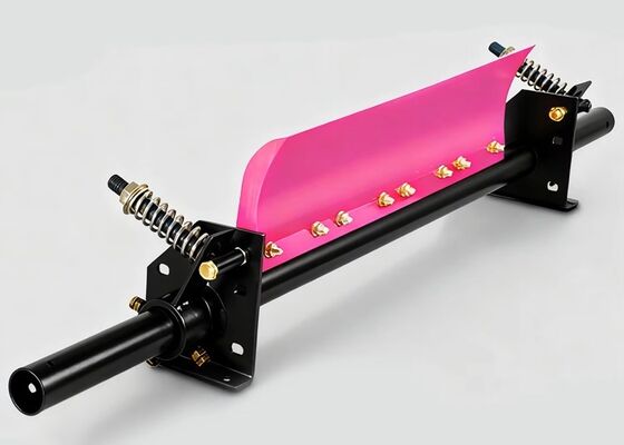 Conveyor Belt Polyurethane Scraper Blue Blade Long Lasting Mining Conveyor Cleaner