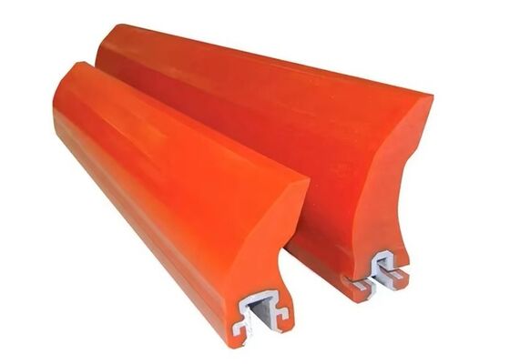 Conveyor Belt Polyurethane Scraper Blue Blade Long Lasting Mining Conveyor Cleaner
