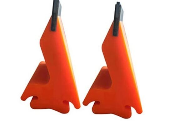 Conveyor Belt Cleaner Polyurethane Blade Long Wear Life Aggregate Conveyor Equipment