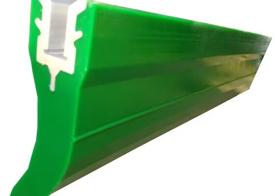 Polyurethane Conveyor Scraper with Steel Clamp Flexible Industrial Conveyor Cleaner