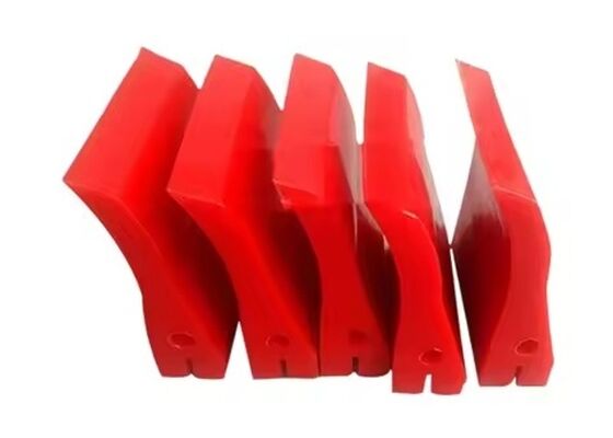 Polyurethane Conveyor Belt Cleaner Flexible Wear Resistant Blade Stone Crusher Use