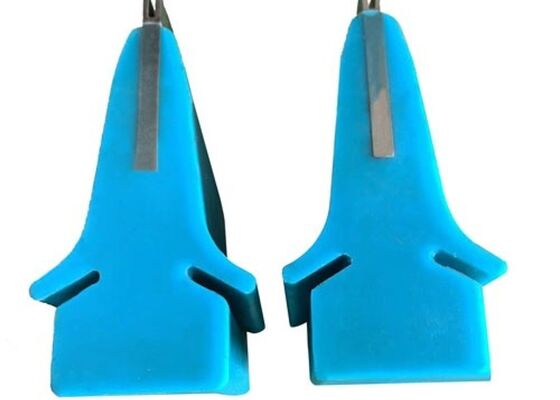 Conveyor Belt Cleaner Polyurethane Blade with Steel Frame Aggregate Plant Conveyor Use
