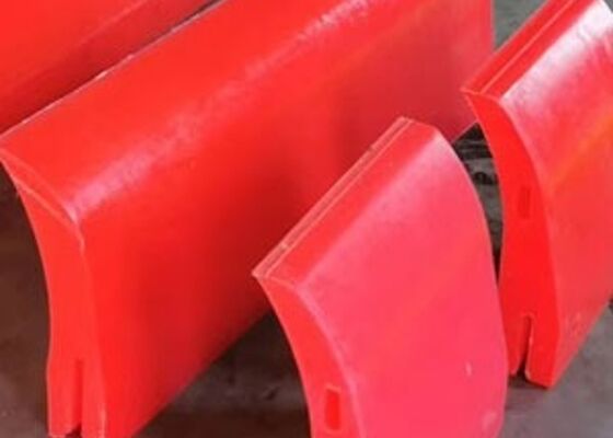 Polyurethane Conveyor Cleaning Blade High Temperature Resistant Industrial Conveyor Use