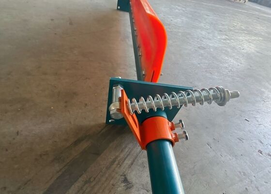 Polyurethane Belt Cleaner Secondary Scraper Blue PU Blade High Wear Resistance Conveyor