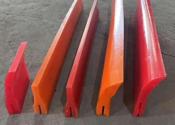 Heavy Duty Conveyor Belt Cleaner PU Scraper Long Lasting Blade Quarry Industry Use