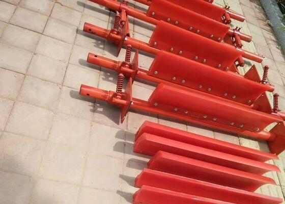 Polyurethane Conveyor Belt Cleaning Blade with Steel Support Mining Industrial Use