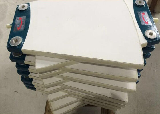 Industrial Ceramic Filter Plate Alumina Base 1 to 10 Micron Pore Chemical Filtration System