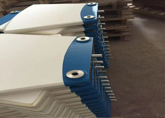 Industrial Ceramic Filter Plate Alumina Base 1 to 10 Micron Pore Chemical Filtration System