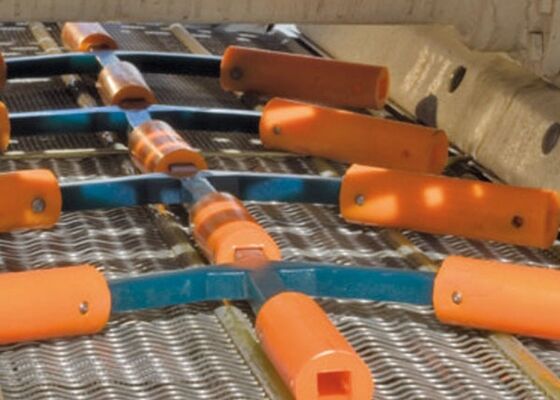 Polyurethane Declogging Rods Anti Clogging Flexible Rods Quarry Screening Use