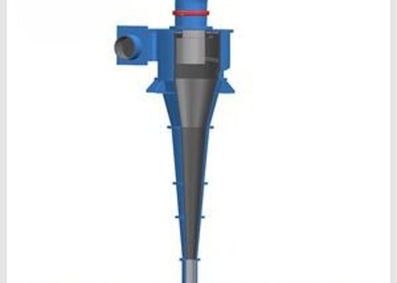 Mining Hydrocyclone Separator Ceramic Rubber Lined Cyclone For Fine Sand Recovery System