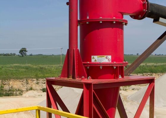 PU Hydrocyclone Separator For Mineral Processing 350mm Abrasion Resistant Mining Cyclone System