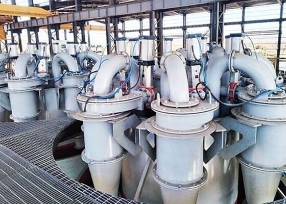 High Quality PU Lined Hydrocyclone For Copper Mining Beneficiation Production Line
