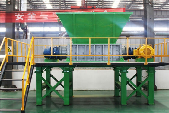Heavy Duty Dual Shredder for Mixed Construction Waste
