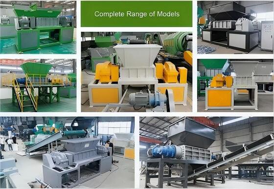 Industrial Double Shaft Shredder for Waste Recycling 