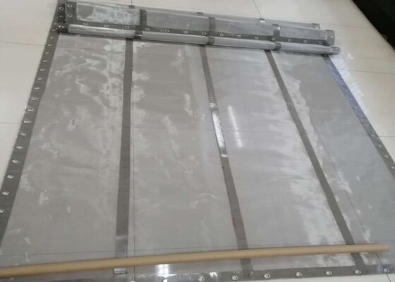 Rotex Replacement Grommet Screen 316 Stainless Steel Canvas Edge Mining Applications