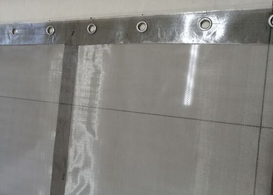 HUATAO Black PU Grommet Screen 304 Stainless Steel 46%-76.4% Open Area